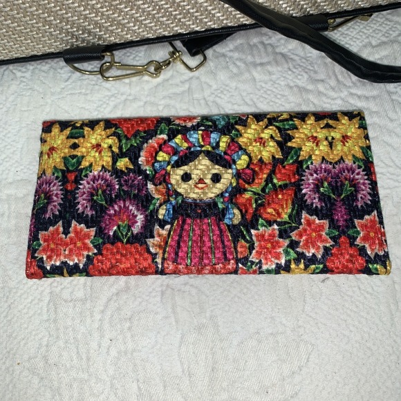 Maria\'s Mexican Leather Purse Backpack & Wallet Woven Handbag NICE‎ Doll Cute main image 7